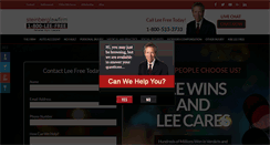 Desktop Screenshot of 1800leefree.com