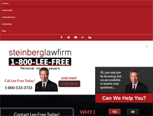 Tablet Screenshot of 1800leefree.com